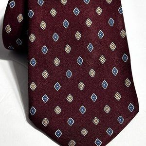 Leonardo Doby's Men BurgundySilk Tie